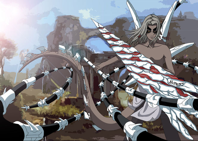 充满光辉的夜——君麻吕
身为男人，无论所维护的是什么，战斗一旦开始，就绝不变节，战斗到底。