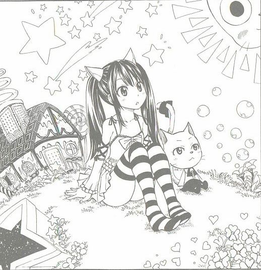 温蒂·玛贝尔 - 天空之灭龙魔导士，被称做天空的巫女，养育她的是“天龙”格兰帝列。有着龙之破坏力的灭龙魔导士，但完全不擅长战斗，比较擅长治愈类魔法的后援，目前还不太会使用灭龙魔法的真正力量。