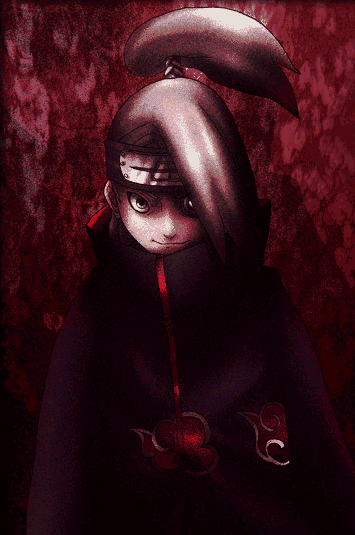 迪达拉 黏土艺术师 岩忍者村 戒指:青(青龙),佩戴位置:右手食指 队友:赤砂蝎→鸢 去向：为了证明“艺术就是爆炸”给宇智波佐助知道，于是自爆死亡