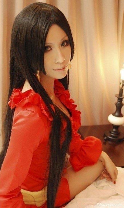 《海贼王》美女角色女帝波雅汉考克神COS 漂亮妖娆