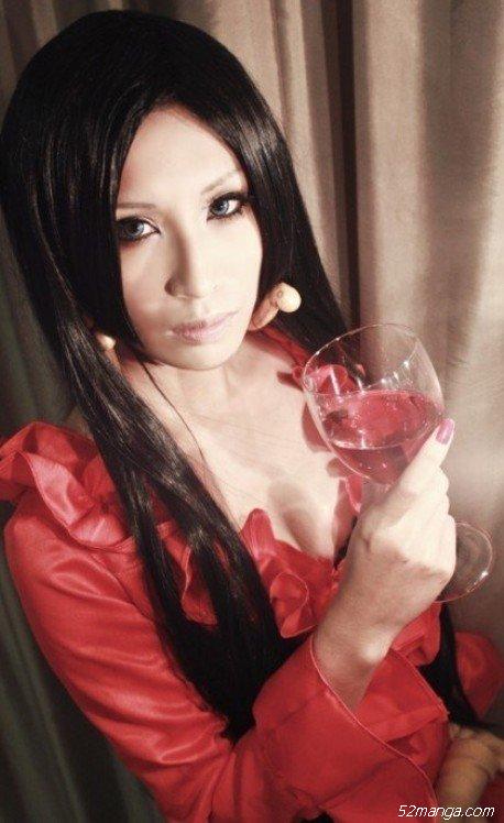 《海贼王》美女角色女帝波雅汉考克神COS 漂亮妖娆