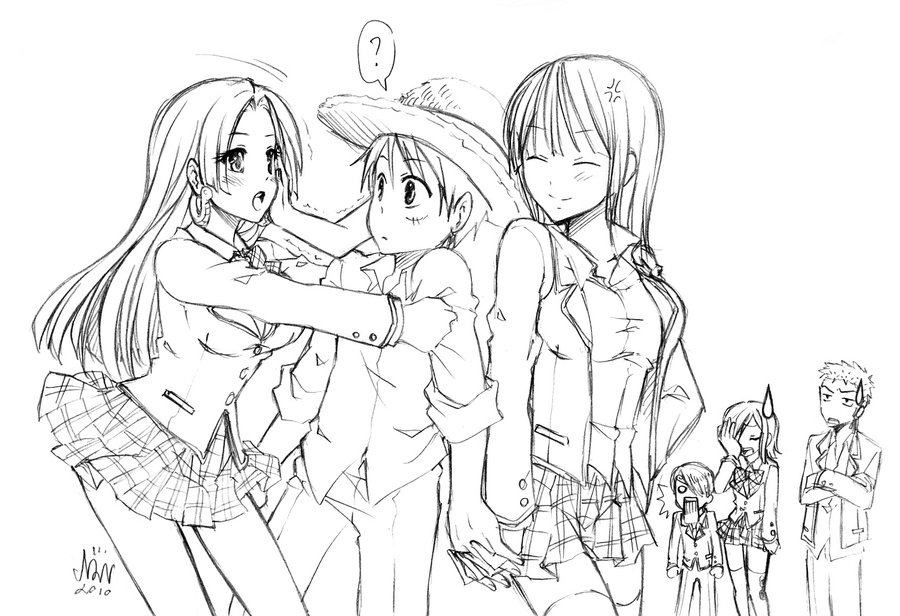 路飞和女帝波雅汉考克