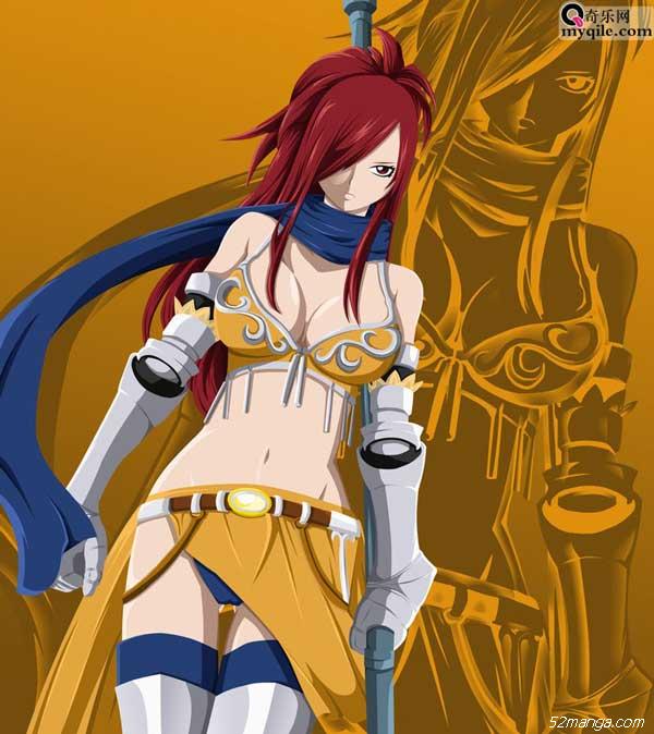 妖精的尾巴公会美女剑客艾尔莎·史卡雷特