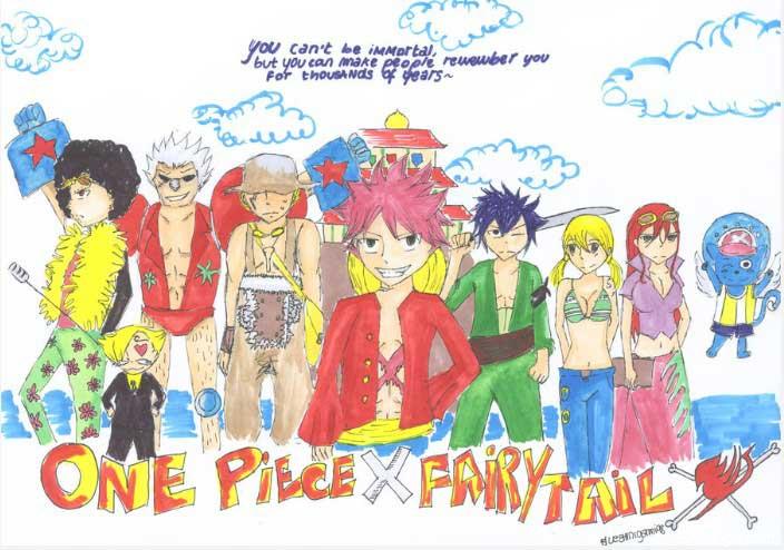 海贼王风格的妖精的尾巴国外同人美图