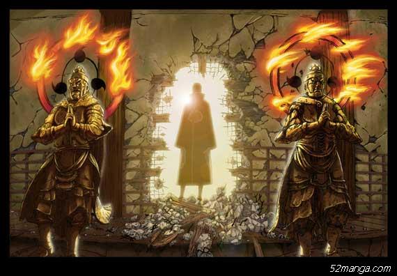 鬼鲛对迪达拉:“从一开始,也就是看到鼬那双眼的时候...你就已经中幻术了”