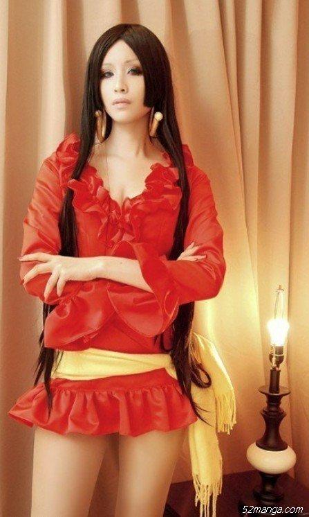 《海贼王》美女角色女帝波雅汉考克神COS 漂亮妖娆