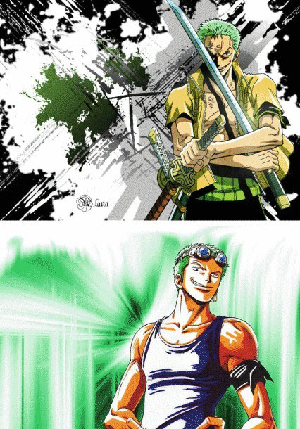 罗罗亚·索隆 帅照