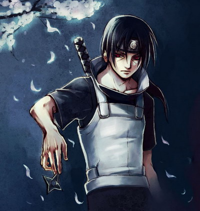 宇智波鼬 宇智波一族天才 木叶忍者村 戒指:朱(朱雀),佩戴位置:右手无名指 队友:干柿鬼鲛 去向：使出“转写封印”，将“天照”托付给宇智波佐助后，精疲力尽而死