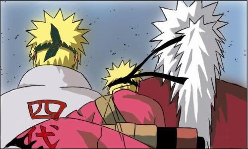 鸣人面对佩恩时的画面，让人看到了两个熟悉的身影，能超越他们的只有你，漩涡鸣人。