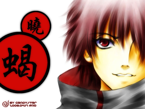 no.10 蝎，因为是天才，所以是异类。即便是大国【风】，也容不下他赤砂之蝎的野心。 这句话 很是形容了蝎的的才能 而且将自己改造成傀儡.所以面目永远都是一脸的萌.