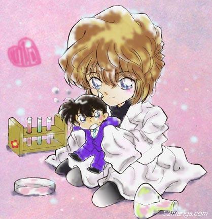 柯哀同人官方美图 柯南 灰原哀