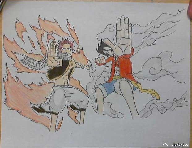 海贼王风格的妖精的尾巴国外同人美图 好惊人的POSE