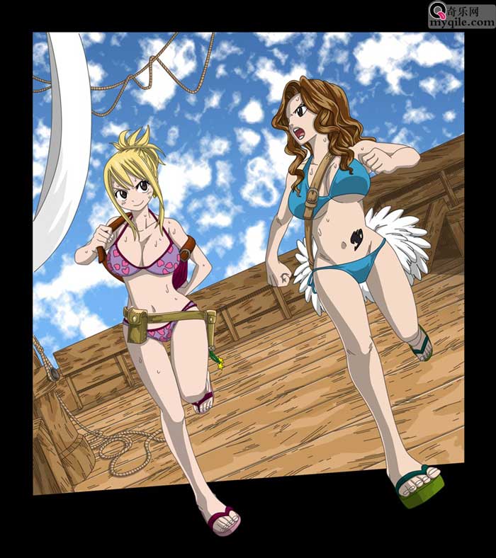 妖精尾巴比基尼性感美女