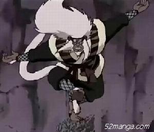 NO.2猿猴王猿魔——三代火影的通灵神兽 特点：老顽固 登场时间：TV（71）话 会变身为金刚棒


忍兽　　猿魔，属于忍兽，是具备主人所属村能力的妖怪，像蛤蟆，万蛇，蛞蝓属于同一级别的妖怪，但是只要有人能和他定下契约，并且有能力征服他们，就能使用，但是具备忍兽标志的，就属于专属物，只有木叶村，并且是最高级别的忍者才能使用，而且猿魔和三代目家族是有渊源，三代目姓猿飞，外号猴子，其很可能是家族遗留的通灵兽。


金刚　　猿魔号称金刚，是连大蛇丸都觉得麻烦的人物，因为大蛇丸装备上古三神器之一的 草稚剑，可谓削铁如泥，没他不能砍得，只有猿魔化身的金刚棒和他有的拼，在一定程度上对他是制约，而且作为神兽级别，他的等级应该比三忍的高，别看个头小，但是能力绝对是S级别的，因为在三代最危险的时候被召唤出来，不可能是其家族低级别的，而且以三代的水准绝对是最高级的，相当于自来也的二位小蛤蟆师傅，这里别说大蛤蟆仙人，一他是神，是个象征，是非战斗级别的。所以要比蛤蟆 万蛇高级。