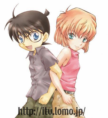 柯哀同人官方美图 柯南 灰原哀