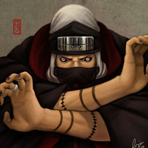 黑色印记——角都
“这个世界上，除了钱我不相信任何东西。”这是他对世俗的不屑，他对现实的绝望。。。
解脱吧！角都，请安详的离开这个让你失望的世界。