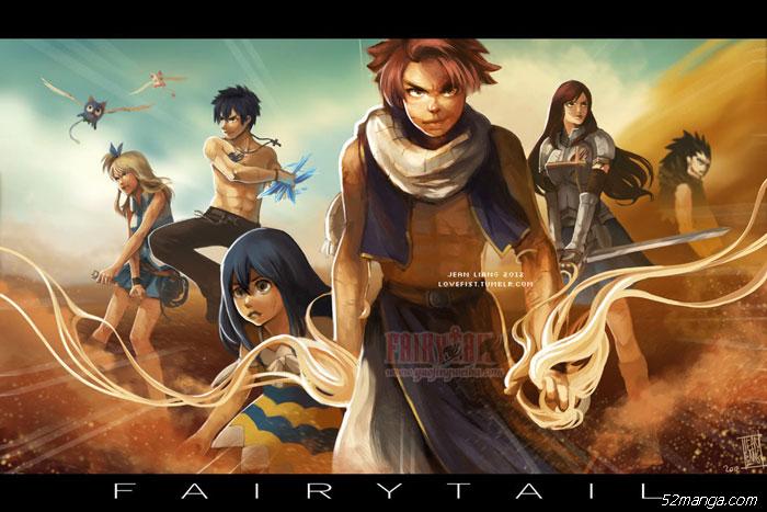 妖精的尾巴油画风格唯美图片 最强组合