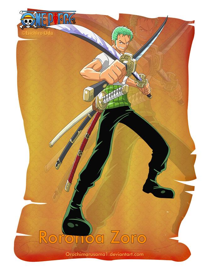 诺诺罗亚·索隆
Roronoa Zoro
海贼王最爱角色之一！！！