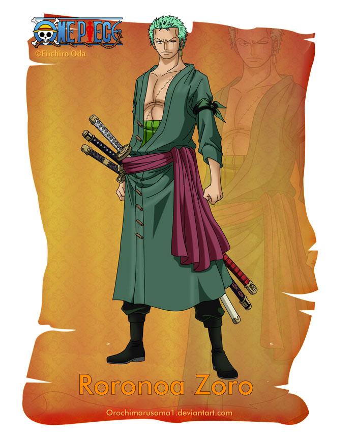 罗罗诺亚·索隆
Roronoa Zoro
草帽海贼团中的战斗员