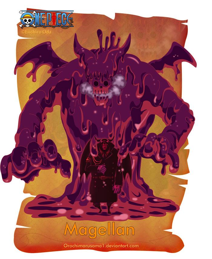 麦哲伦（毒液恶魔模式）
Magellan (Venom Demon Mode)
监狱最强的男人”，巨大的身形有着撒旦的轮廓，身后有一对恶魔般的黑翼，头上两只角则可以卸下作为攻击武器，他拥有当场处决“因佩尔”里任何一位犯人的权力，似乎对于明亮或开放的空间相当在意，口头禅是“想要黑暗的封闭空间”以及“可以的话最好连心灵都一起封闭”，虽然常说属下汉尼拔是个“没心没肝的部下”，其实对他有所冀望，曾提到过汉尼拔是接任署长的不二人选。