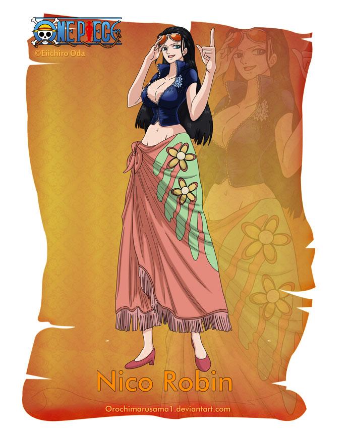 妮可·罗宾
Nico Robin
香吉士：Robin-chwan~~~!!!!