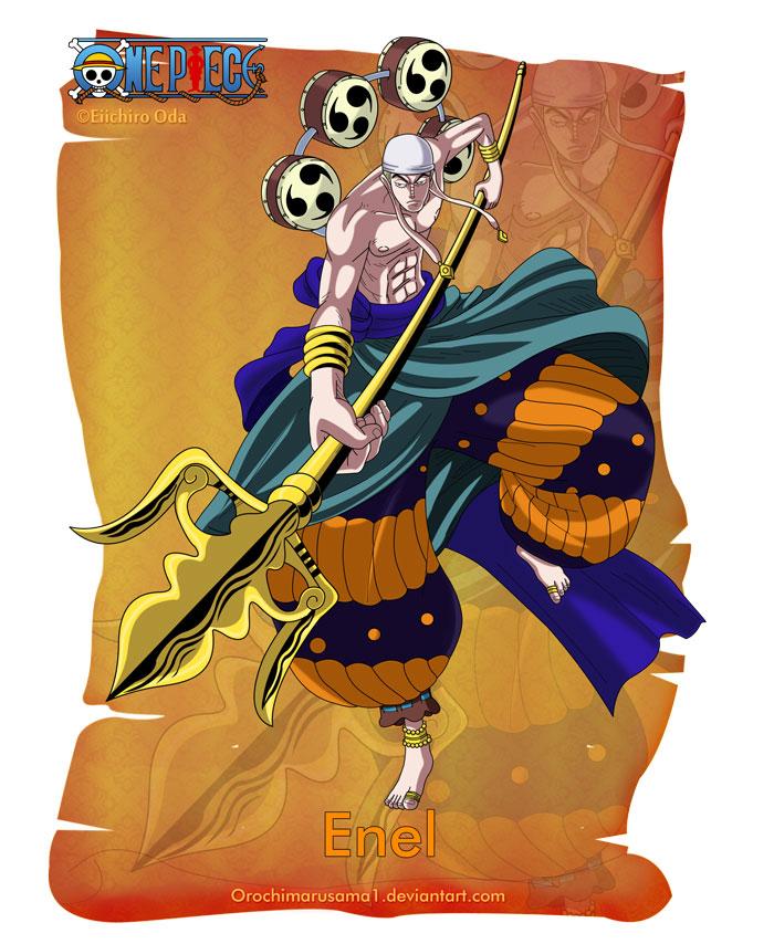 艾尼路
Enel
自然系响雷果实能力者，酷到不行