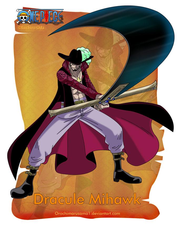 乔拉可尔·密佛格
Dracule Mihawk
这个造型不错
