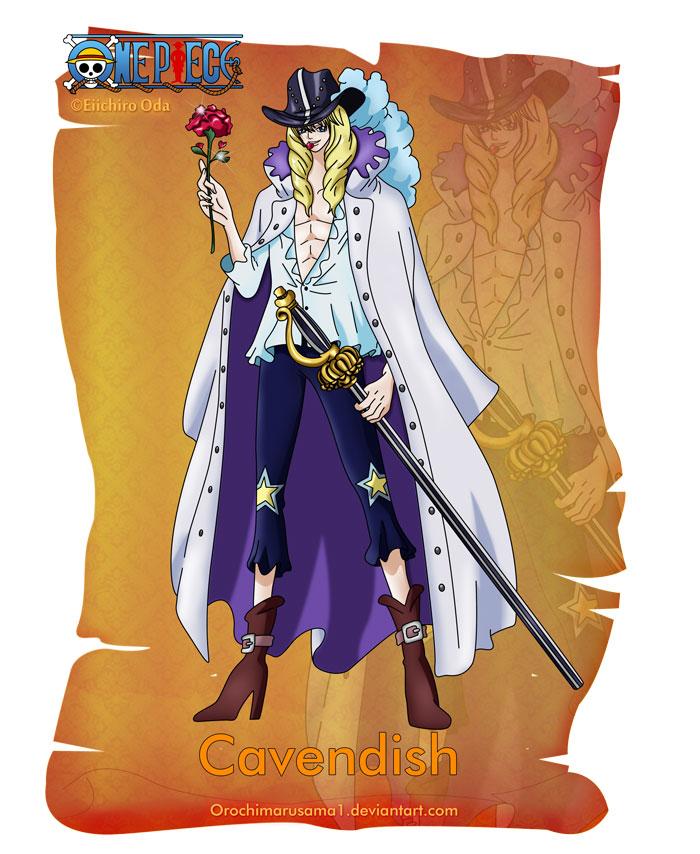 白马·卡文迪什
Cavendish
俊美海贼团团长，人称海贼贵公子。3年前（顶上战争1年前）进入新世界，以两亿八千万的赏金的“华丽超新星”之名登场，当时轰动了全世界。