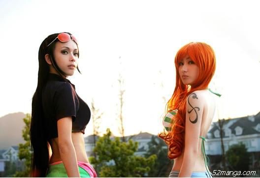 2年后娜美&罗宾cosplay