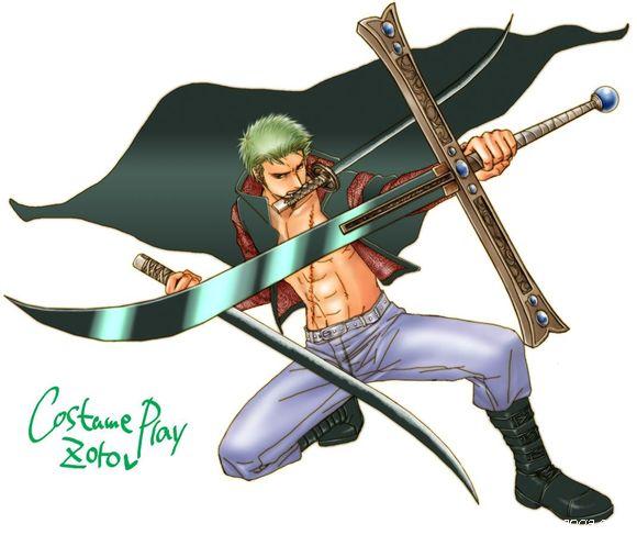 索隆cosplay鹰眼米霍克