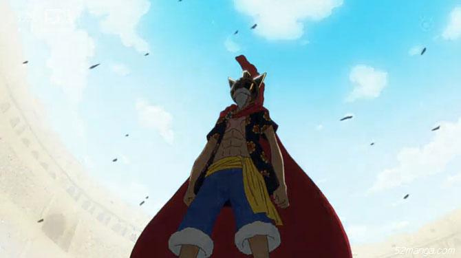 草帽路飞对首领青椒