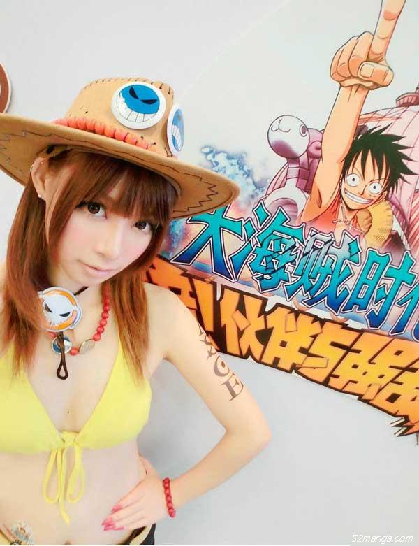 海贼王女版火拳艾斯Cosplay7