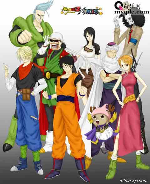 草帽海贼团cosplay七龙珠