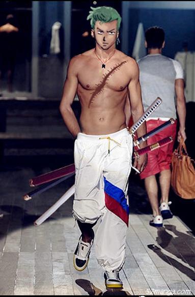 海贼王时装秀-索大,那条疤..