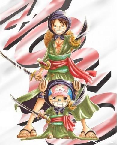 索隆当了世界第一大剑豪后，路飞跟乔巴要跟索隆学 结果。。索隆很严厉