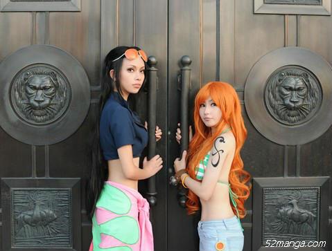 2年后娜美&罗宾cosplay