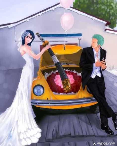 路飞成了海贼王，然后他们都结婚了