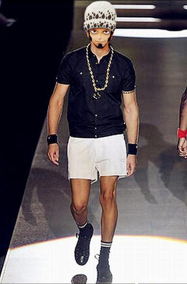 海贼王时装秀-罗酱,你肿么小清新了