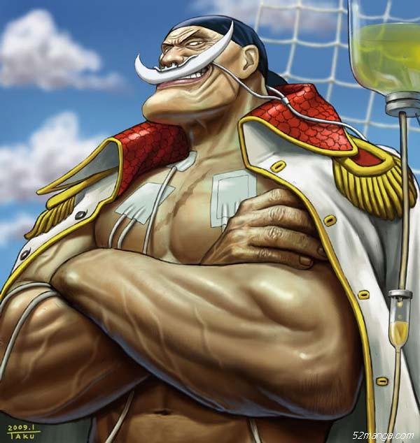 经历风雨的男人  代表 白胡子

要说海上经历风雨的男人哪个不是，可单挑白胡子还真是有原因的，首先先缅怀一下海贼迷们最爱的老爹，无所畏惧的老爹对任何逼近的威胁都有从正面直接迎击的悍勇气魄。决不容许任何人伤害自己的同伴，更加不容许伙伴之间的互相算计。 

老爹已经成为我们回忆中的一部分，可从来不会忘记顶上战争时他英勇的一幕，也不会忘记他年轻时的那份向往和梦想，老爹仰望大海天空的远方，看到的是什么，我却只看到他历经沧桑风雨的人生，也是老爹自己选择走下去的人生。