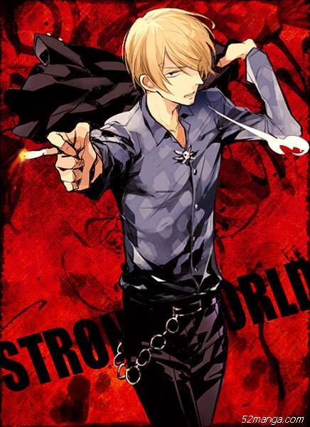 浪漫睿智的男人  代表 香吉士

遇到事情能冷静的分析思考，并做出正确的判断，但是遇到女性就会输的很惨，为伙伴解难，时常扮演奇兵的角色，让人出其不意。不管是生气还是平时的日常对话，一个说不好就喜欢用暴力解决问题，但实际上却是个关心伙伴，体贴弱者，同情肚子饿的人的温柔男人。

他的理想是寻找汇集全世界海洋食材的传说之海ALL BLUE，香吉士就连梦想都是那么的富有诗意且浪漫，这样集聪明、浪漫、温柔、体贴于一身的好男人，难道不是所有人的理想型吗？