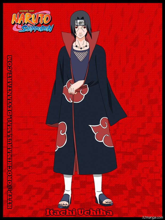 宇智波鼬
Itachi Uchiha
属于火之国木叶忍者村宇智波一族，宇智波佐助的哥哥。年少时跟宇智波止水是挚友。为了保护村子免受战乱，接受了木叶上层给予的将宇智波一族灭族的任务，之后加入晓做木叶的卧底。最终在与弟弟宇智波佐助的战斗中为佐助注入瞳力后，因身体患有不治之症体力不支而亡。第四次忍界大战中被药师兜秽土转生，在和漩涡鸣人与奇拉比的战斗中由于使用了万花筒写轮眼，触发了原本留给鸣人体内装有止水左眼的乌鸦并对鼬使用了别天神，进而使鼬摆脱秽土转生的操控，后与佐助合力制服药师兜，最终解除秽土转生，灵魂升天。
