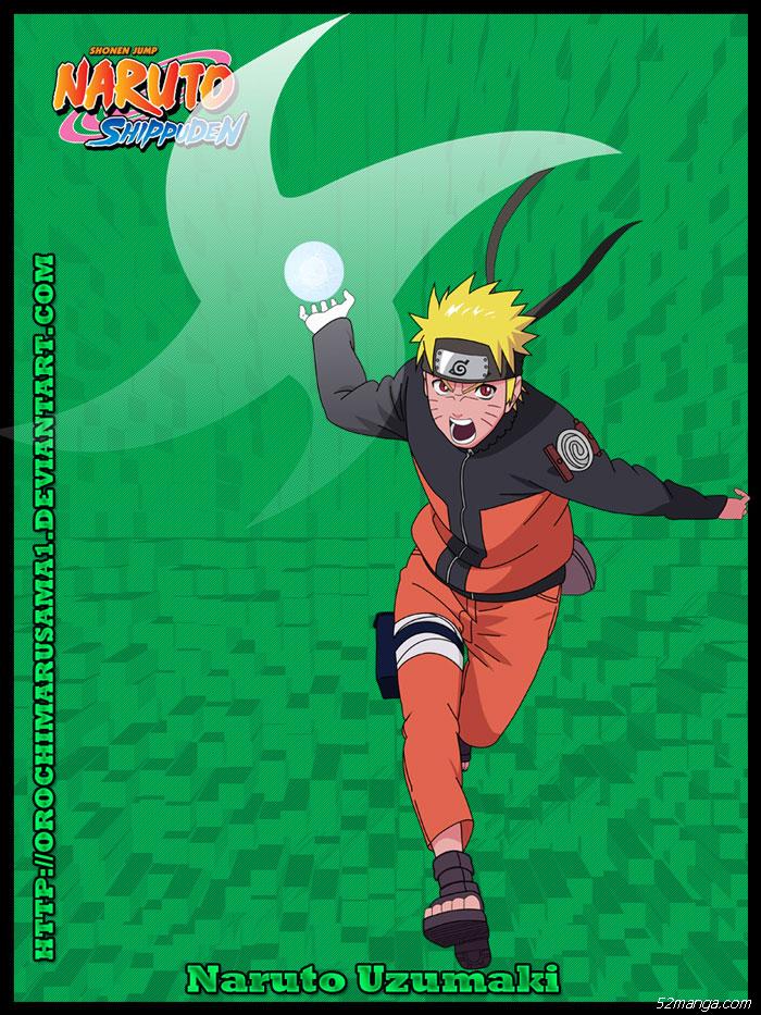 漩涡鸣人
Naruto uzumaki
火之国木叶忍者村的忍者，第四代火影波风水门和第二代九尾人柱力漩涡玖辛奈之子，六道仙人次子阿修罗转世。出生时父母为保护村子，将强大的尾兽——九尾封印于鸣人体内后牺牲。成为孤儿的鸣人在冷眼与孤寂中长大，但在唯一认同他的老师海野伊鲁卡鼓励下，鸣人下定决心要成为火影，让所有人都认同他的存在。