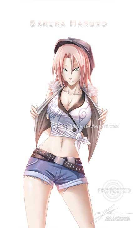 火影女忍者同人美图第一弹之春野樱