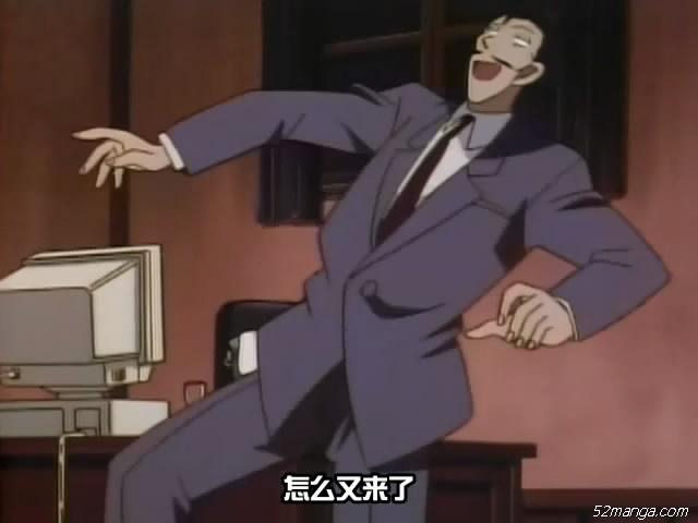 29、怎么又来了。。
可怜的毛利大叔。。每次都要以各种姿势各种表情各种叫声倒下。。
一开始还有句台词。。到了后面就直接变成各种更加诡异且高难度的动作和更加飘逸的声音了。。。
然后然后。。小柯同学还会装模做样的问一句，毛利叔叔你怎么啦。。