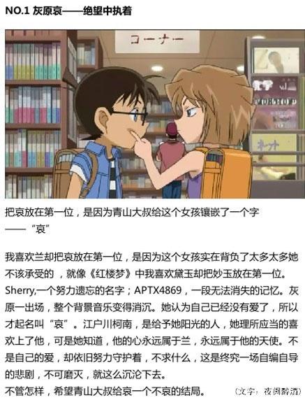 第一位 灰原哀-绝望中执着