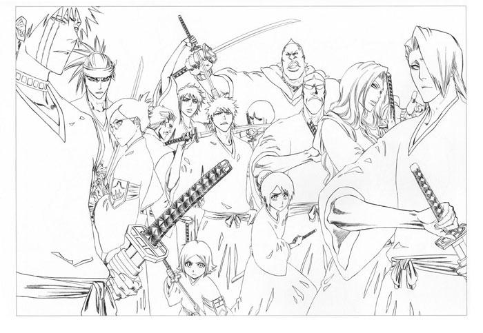 死神，简直帅呆了 铅笔画