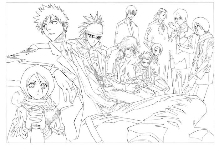 死神，简直帅呆了 铅笔画