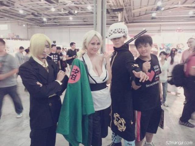  嫩模Cosplay会场太暴露遭驱逐