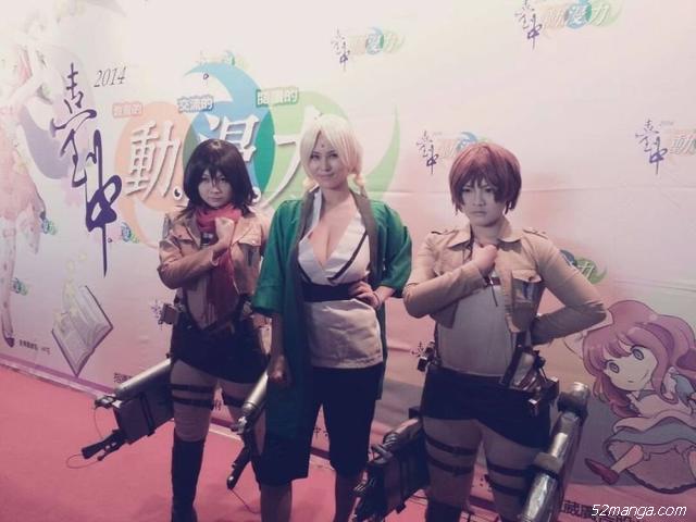  嫩模Cosplay会场太暴露遭驱逐