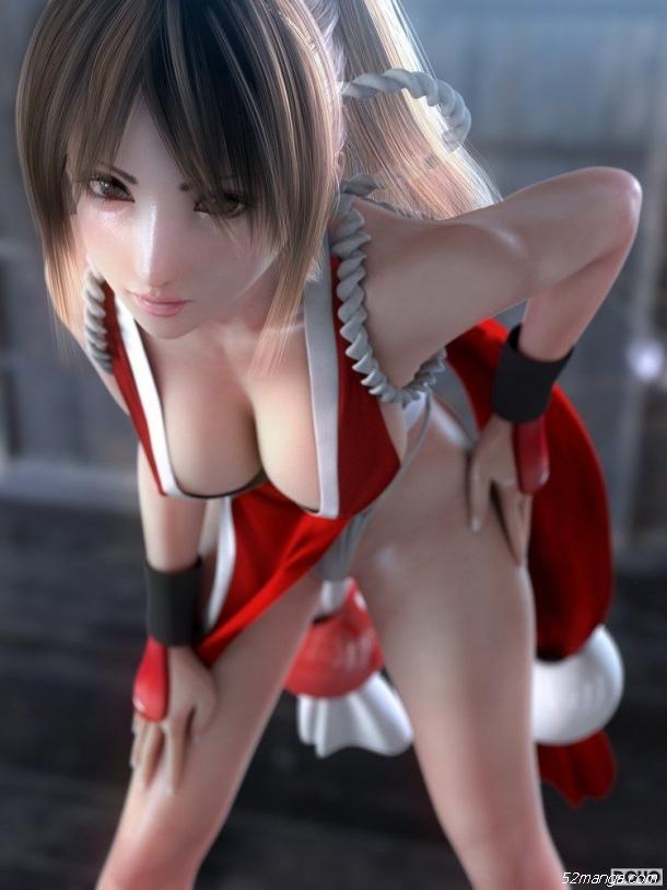 3D化后的二次元美女，你还HOLD住吗